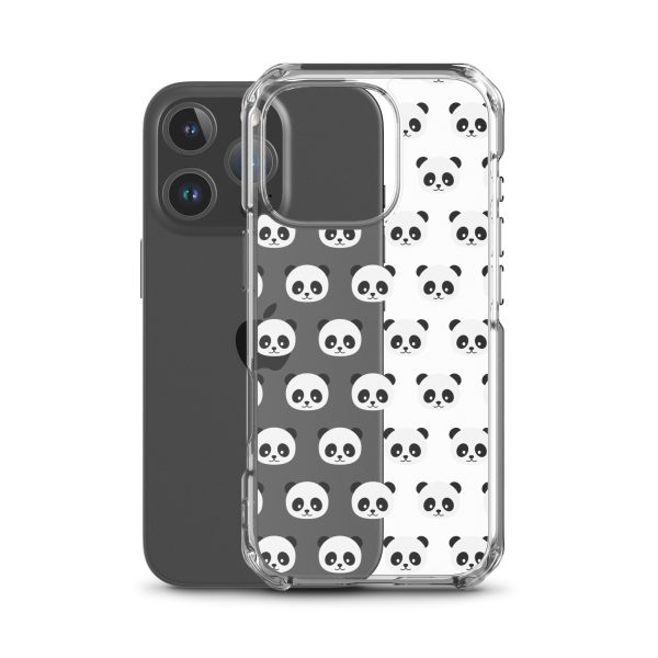 Panda Bears iPhone Clear Case