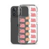 Pink Bunnies iPhone Clear Case