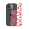 Leopard Heart Print iPhone Clear Case