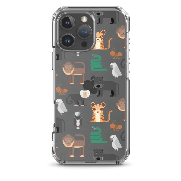 Amazon Jungle Animals iPhone Clear Case