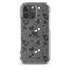 Black and White Halloween iPhone Clear Case