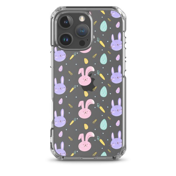 Cute Easter Bunnies iPhone Clear Case
