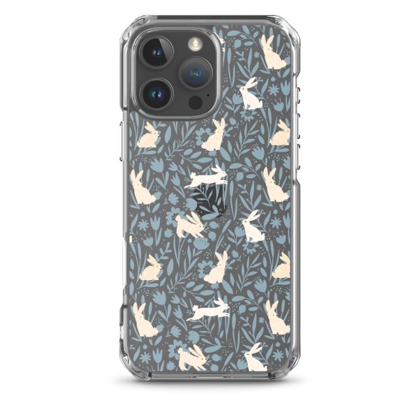 Easter Hopping Bunnies iPhone Clear Case