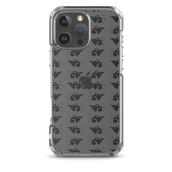 Rat Silhouette iPhone Clear Case
