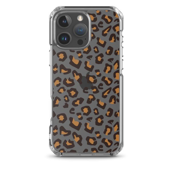 Seamless Leopard iPhone Clear Case