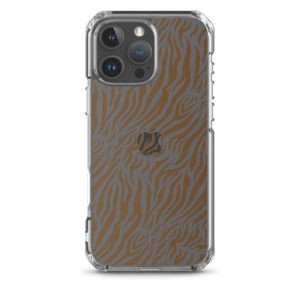 Tiger Print iPhone Clear Case