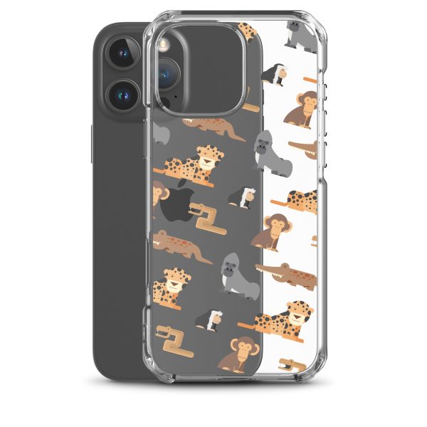 African Jungle Animals iPhone Clear Case