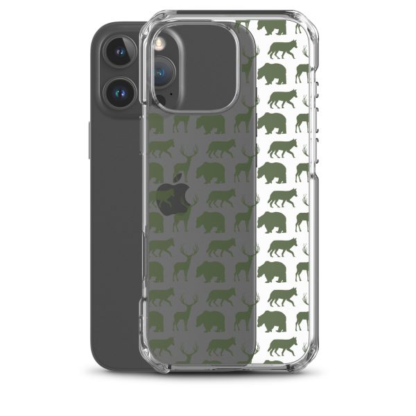 Animals Silhouette iPhone Clear Case