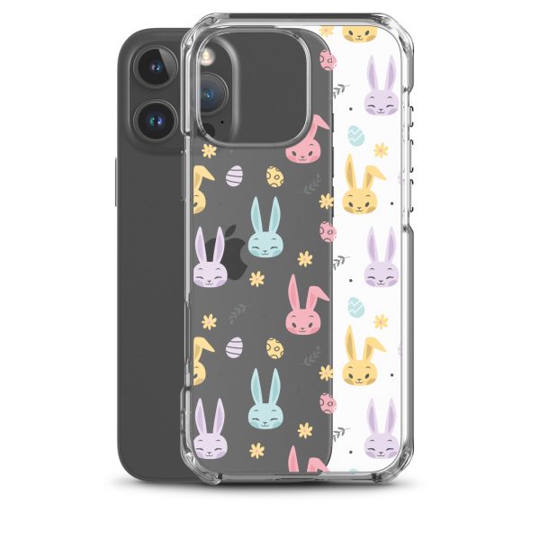 Colorful Bunnies Easter iPhone Clear Case