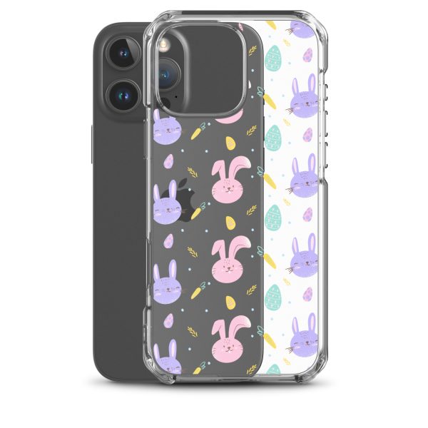 Cute Easter Bunnies iPhone Clear Case
