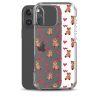 Cute Teddy Bear iPhone Clear Case
