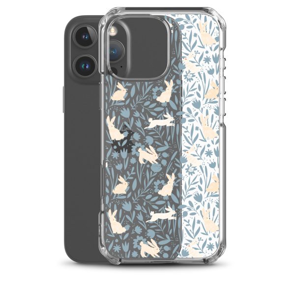 Easter Hopping Bunnies iPhone Clear Case