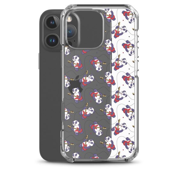 Panda Guitarist iPhone Clear Case