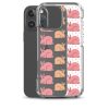 Pink Bunnies iPhone Clear Case