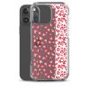 Leopard Heart Print iPhone Clear Case
