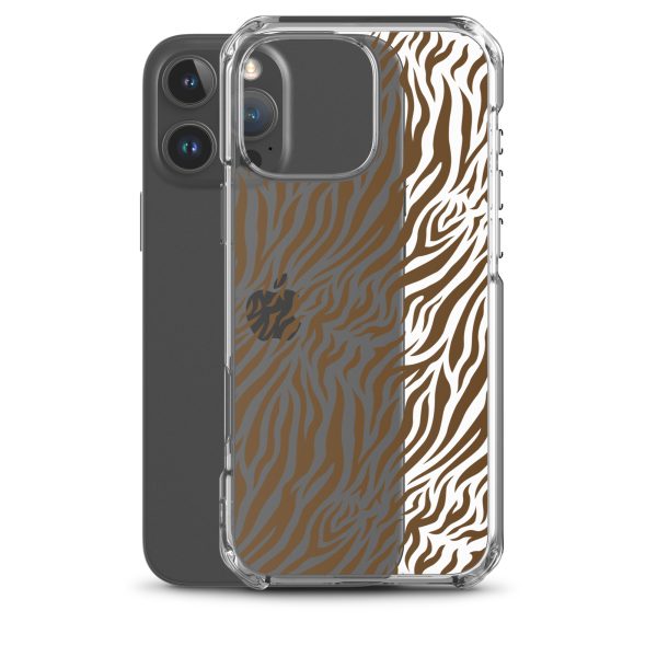 Tiger Print iPhone Clear Case