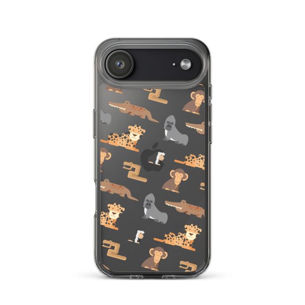 African Jungle Animals iPhone Clear Case