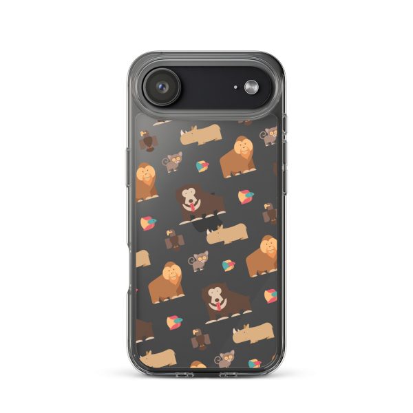 Asian Jungle Animals iPhone Clear Case