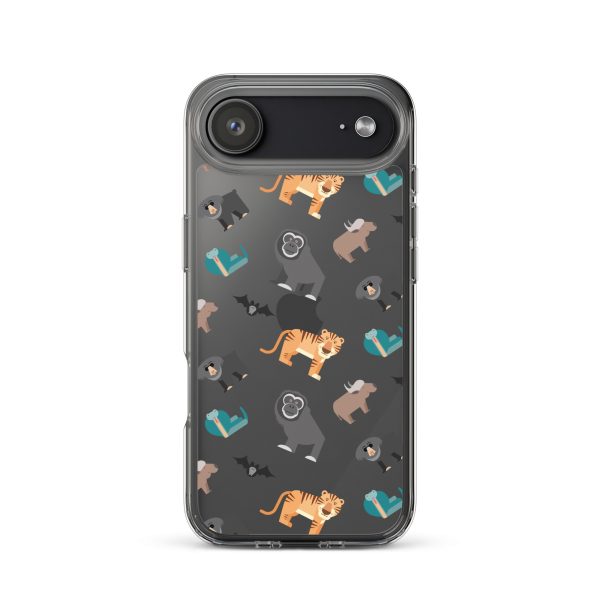 Asian Jungle Animals iPhone Clear Case