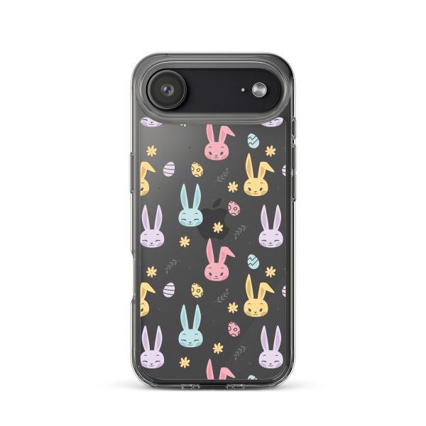 Colorful Bunnies Easter iPhone Clear Case