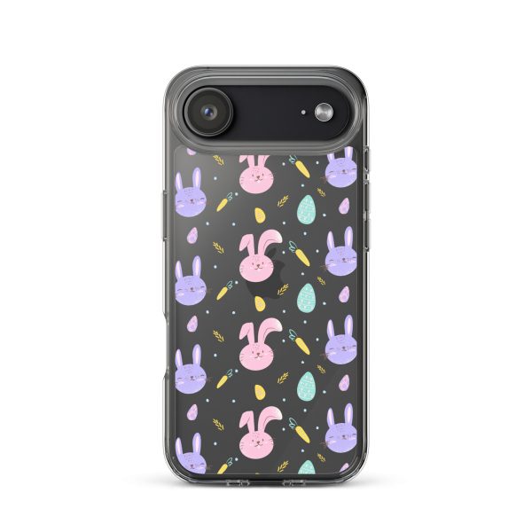 Cute Easter Bunnies iPhone Clear Case