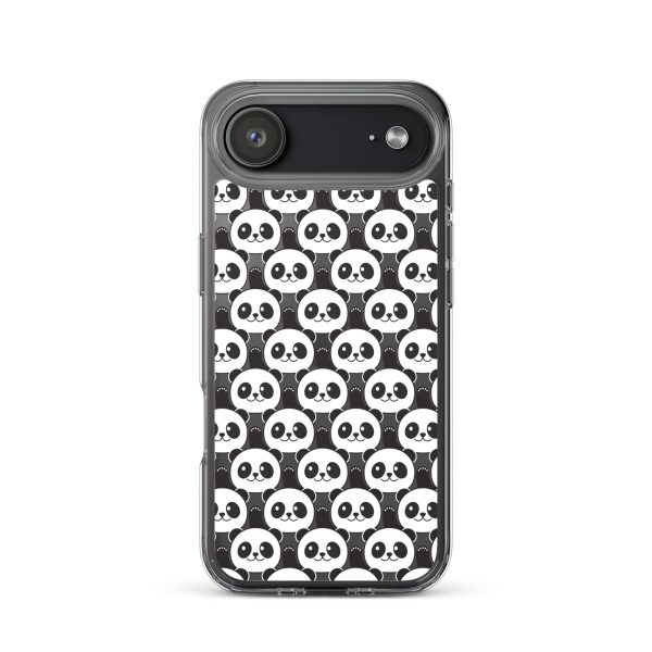 Cute Panda Bears iPhone Clear Case