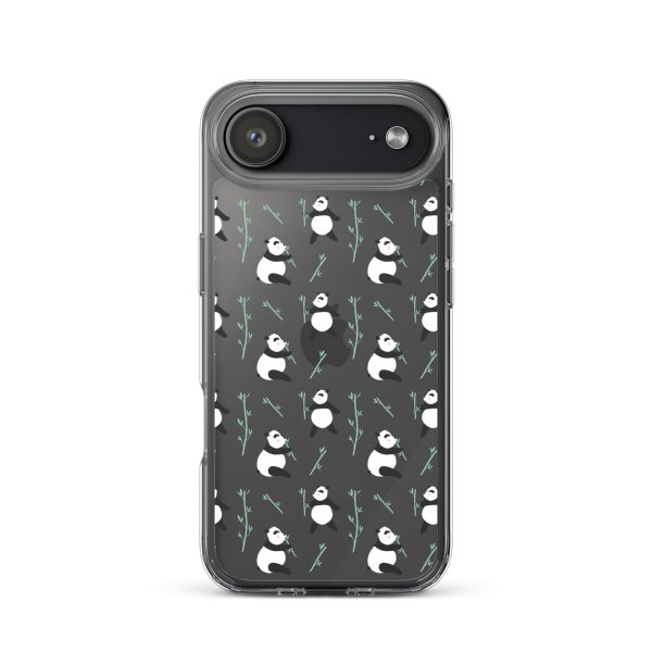 Cute Panda iPhone Clear Case