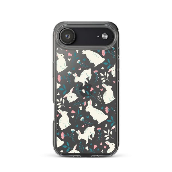Easter Cute Rabbits iPhone Clear Case