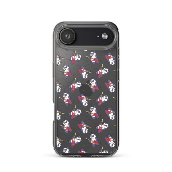 Panda Guitarist iPhone Clear Case