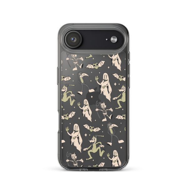 Spooky Vintage Halloween iPhone Clear Case