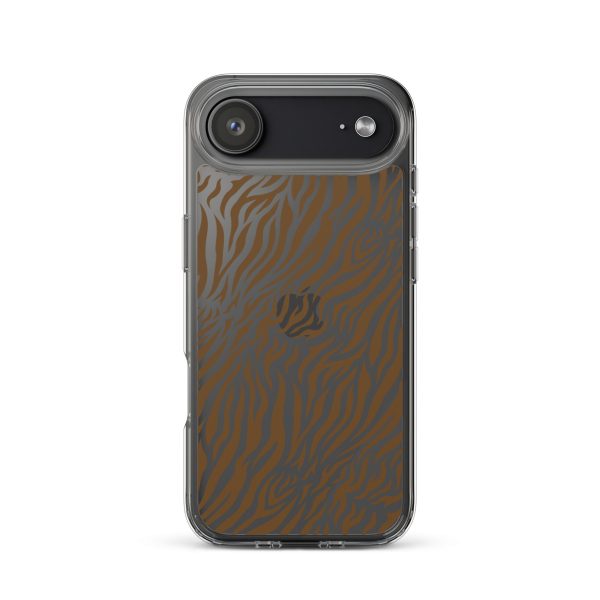 Tiger Print iPhone Clear Case