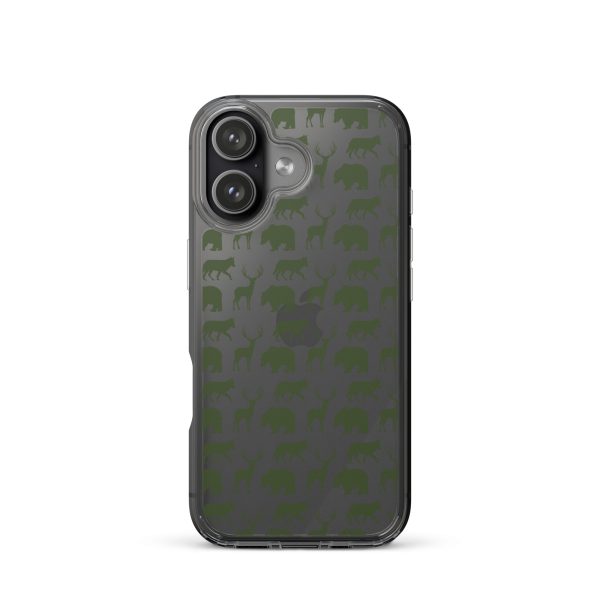 Animals Silhouette iPhone Clear Case