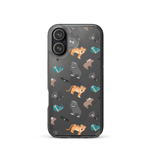 Asian Jungle Animals iPhone Clear Case
