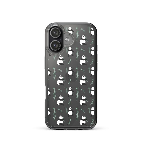 Cute Panda iPhone Clear Case