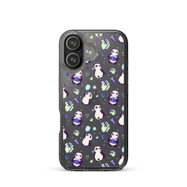 Cute Panda Presents iPhone Clear Case