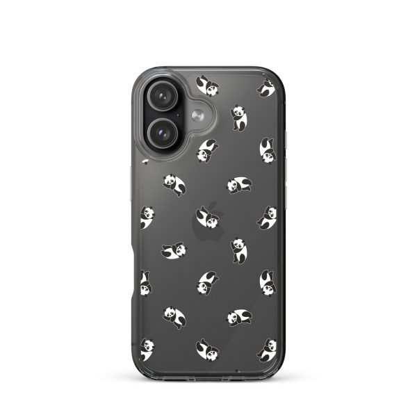 Cute Pandas iPhone Clear Case