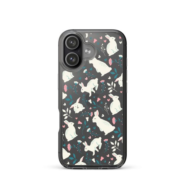 Easter Cute Rabbits iPhone Clear Case