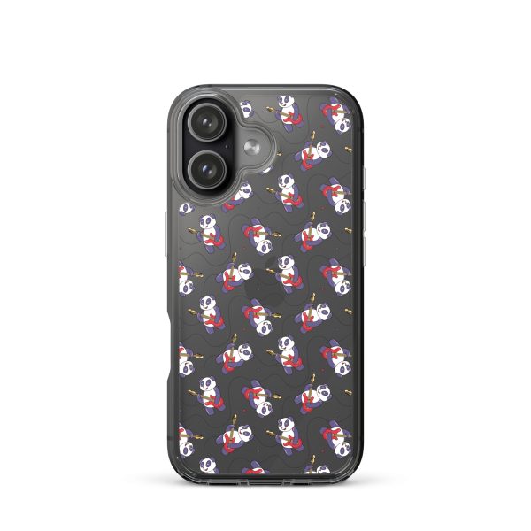 Panda Guitarist iPhone Clear Case