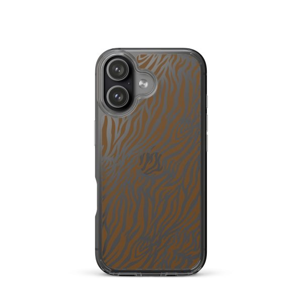 Tiger Print iPhone Clear Case