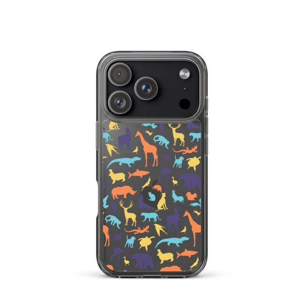 Animal Silhouette iPhone Clear Case