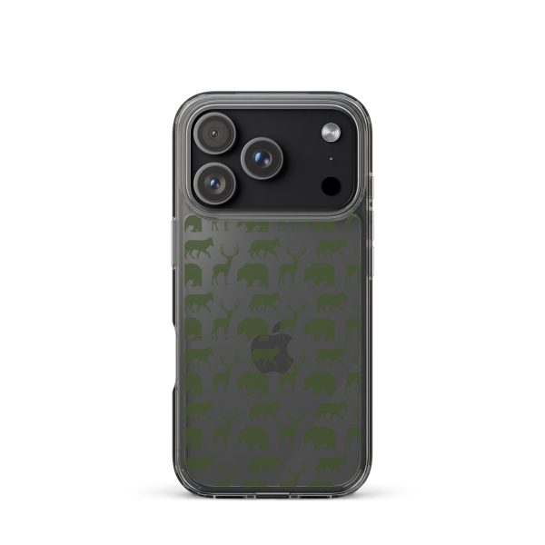 Animals Silhouette iPhone Clear Case