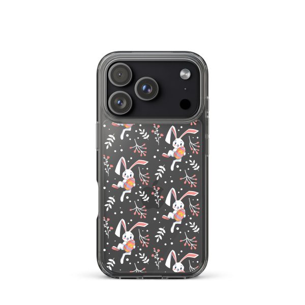 Cute Easter Rabbit iPhone Clear Case