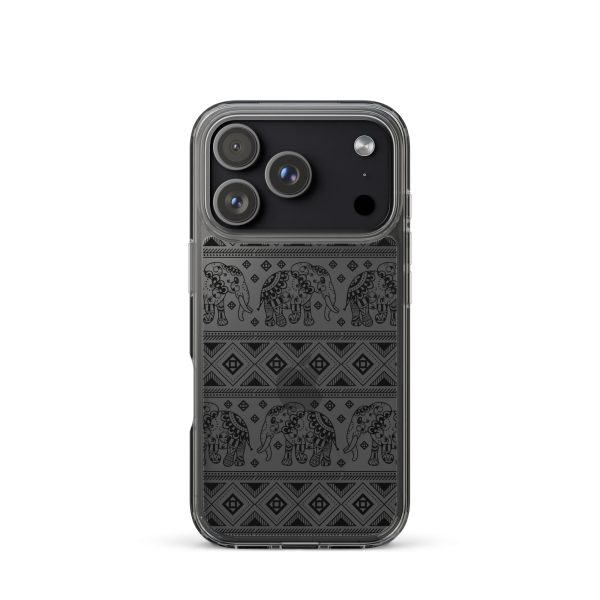 Elephant Mandala iPhone Clear Case