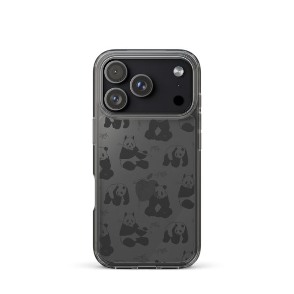 Panda Bears Bamboo iPhone Clear Case