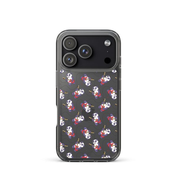 Panda Guitarist iPhone Clear Case