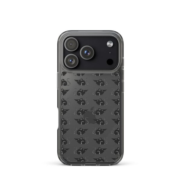 Rat Silhouette iPhone Clear Case