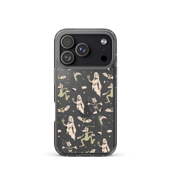 Spooky Vintage Halloween iPhone Clear Case