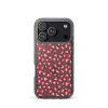 Leopard Heart Print iPhone Clear Case