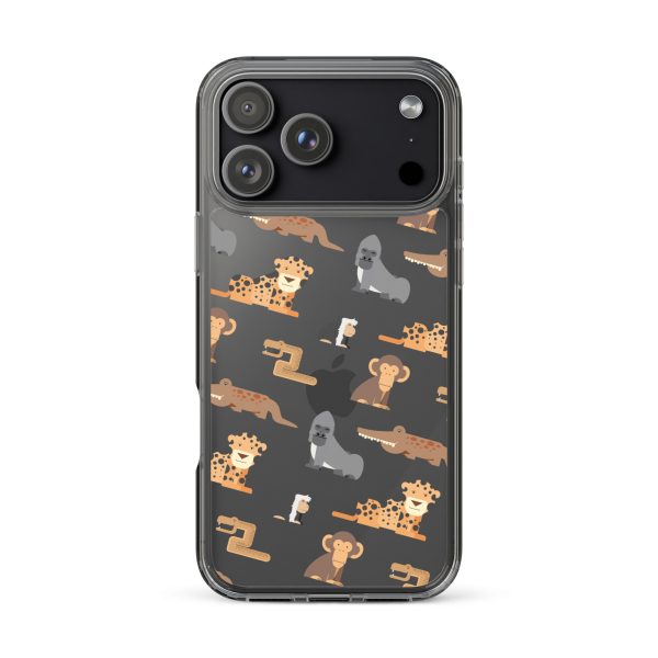 African Jungle Animals iPhone Clear Case