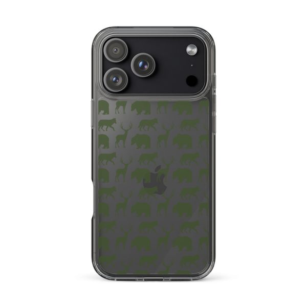 Animals Silhouette iPhone Clear Case